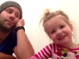 Watch: Dad Sings 'Mahna Mahna' With Young Daughter