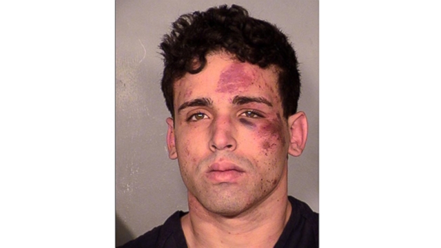 Members of the male dance troupe, Thunder From Down Under, tackled the alleged thief backstage.