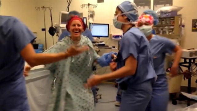 VIDEO: Dr. Deborah Cohan held a dance party in the operating room just before her surgery.