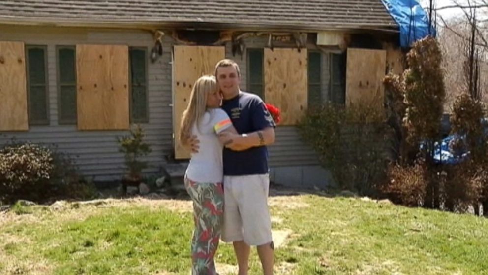 Connecticut couple exchanged vows after firefighters were able to recover the ring from the rubble.