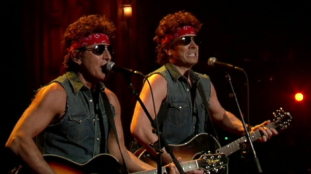 VIDEO: Bruce Springsteen joins Jimmy Fallon to poke fun at one of his biggest fans, Chris Christie.