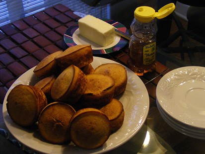Image from the GMA Test Kitchen: Corn Meal Muffins by Scott Peacock
