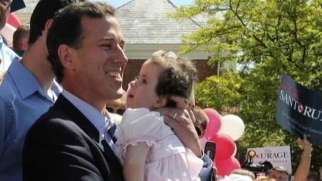 VIDEO: GOP candidate will spend time with Bella, 3, who has been hospitalized.