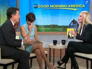 Watch: Stephen Colbert to Jenny McCarthy: 'You're Going to Hell'