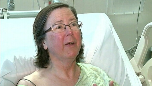 VIDEO: Victoria Grover, 59, broke her leg and had no food supply.