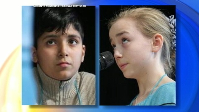 VIDEO: Two Missouri students went more than 60 rounds in a spelling bee on Saturday.