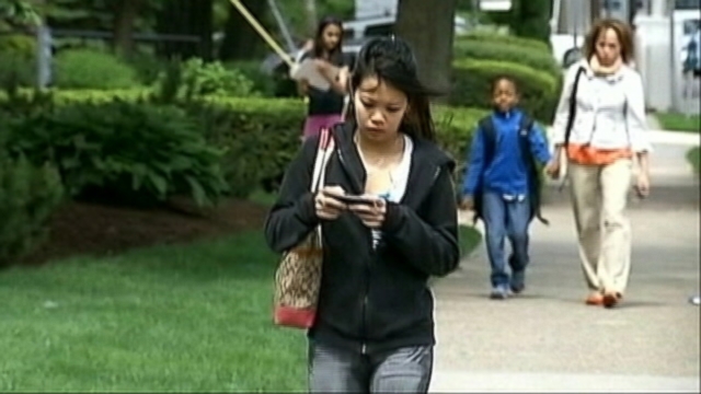 VIDEO: An Australian study finds that its virtually impossible to walk a straight line while texting.