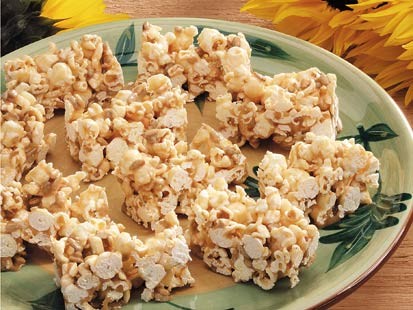 Sunflower popcorn bars