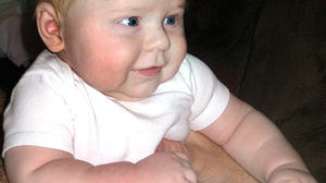 PHOTO Overweight baby gets health insurance.