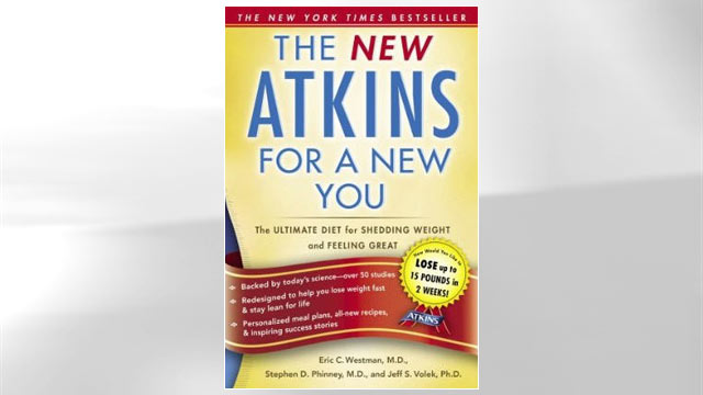 PHOTO: Atkins Diet book jacket.