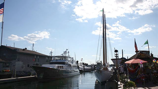 PHOTO: Newport's famed Bowen's Wharf district is one of the town's premier seaside shopping, restaurant, maritime and all-around entertainment destinations.