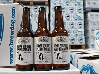 PHOTO: BrewDog's The Royal Virility Performance beer