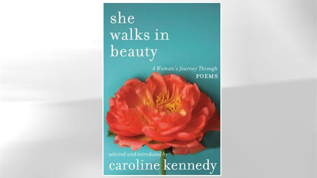 PHOTO Book cover of She Walks in Beauty by Caroline Kennedy.