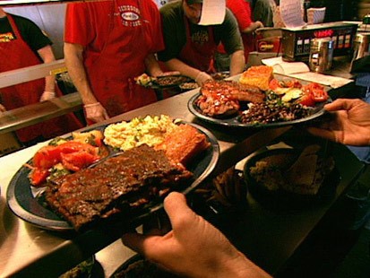 Enjoy the taste of Dinosaur's Bar-B-Que-Style Ribs at home with their recipes for their famous meat and sauces.