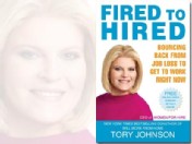 Photo: Book Cover: Tory Johnson's "Fired to Hired: Bouncing Back from Job Loss to Get to Work Right Now"