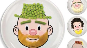 PHOTO Food Face Plates
