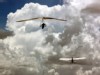 PHOTO A Quest Air "Dragonfly" lightweight airplane tows a hang glider.