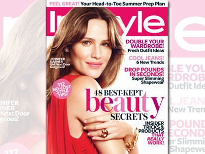Jennifer Garner on the cover of InStyle Magazine