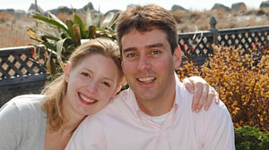 Katie and Mark, the bride-to-be and groom-to-be.