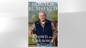 PHOTO The cover of Donald Rumsfelds book "Known and Unknown A Memoir," is shown.