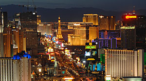 Photo: Las Vegas at night
