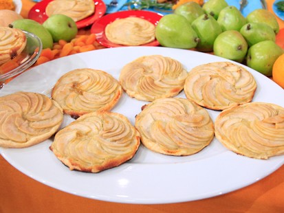 Pear Tartlets with Homemade Crème Fraiche