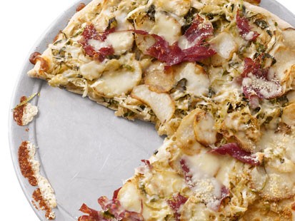 Corned beef and cabbage pizza.