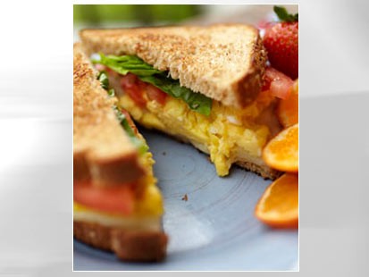 PHOTO An egg sandwich is shown in this file photo.