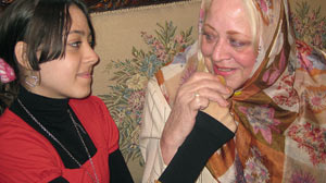 PHOTO Janet Greer was reunited with her daughter after 12 long years last wk during Chris Cuomo?s trip to the Cairo, Egypt to cover President Obamas speech to the Muslim community.