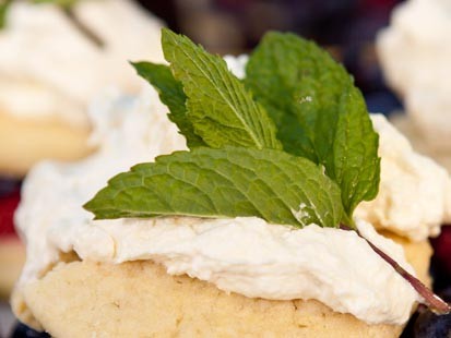 Mark Gaier and Clark Frasier's maple whipped cream.