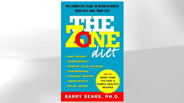PHOTO: Zone Diet book jacket.