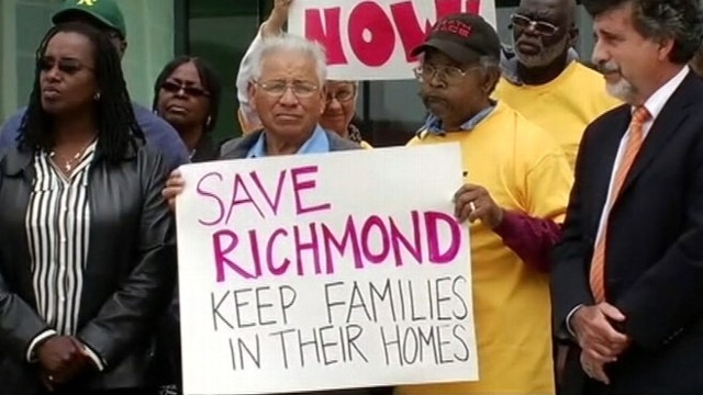 VIDEO: Richmond city leaders threaten lenders with eminent domain to fight off foreclosures.