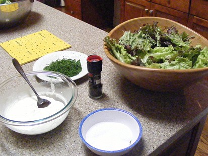 Image from GMA Test Kitchen: Creamy Garlic Salad Dressing from Scott Peacock