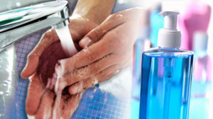 Photo: Testing Soaps and Sanitizers for Swine Flu