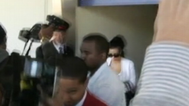 VIDEO: Kanye West and Kim Kardashian delayed their flight after bypassing a security checkpoint at JFK Airport.