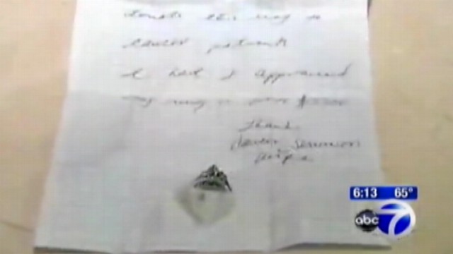 VIDEO: An anonymous donor left the $3,300 rings in a Conn. hospitals chapel.