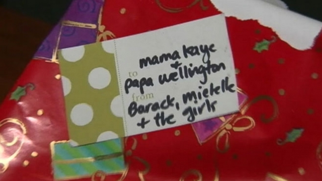 Suburban Chicago woman received the photo book meant for Sasha and Malias godmother.