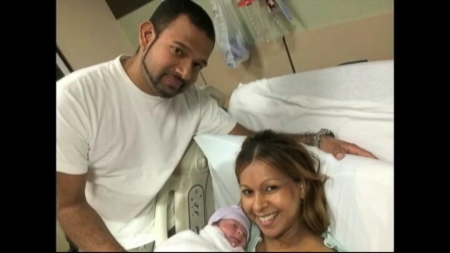 Zaheer Ali says he helped his wife because the doctor and nurse were called to an emergency.