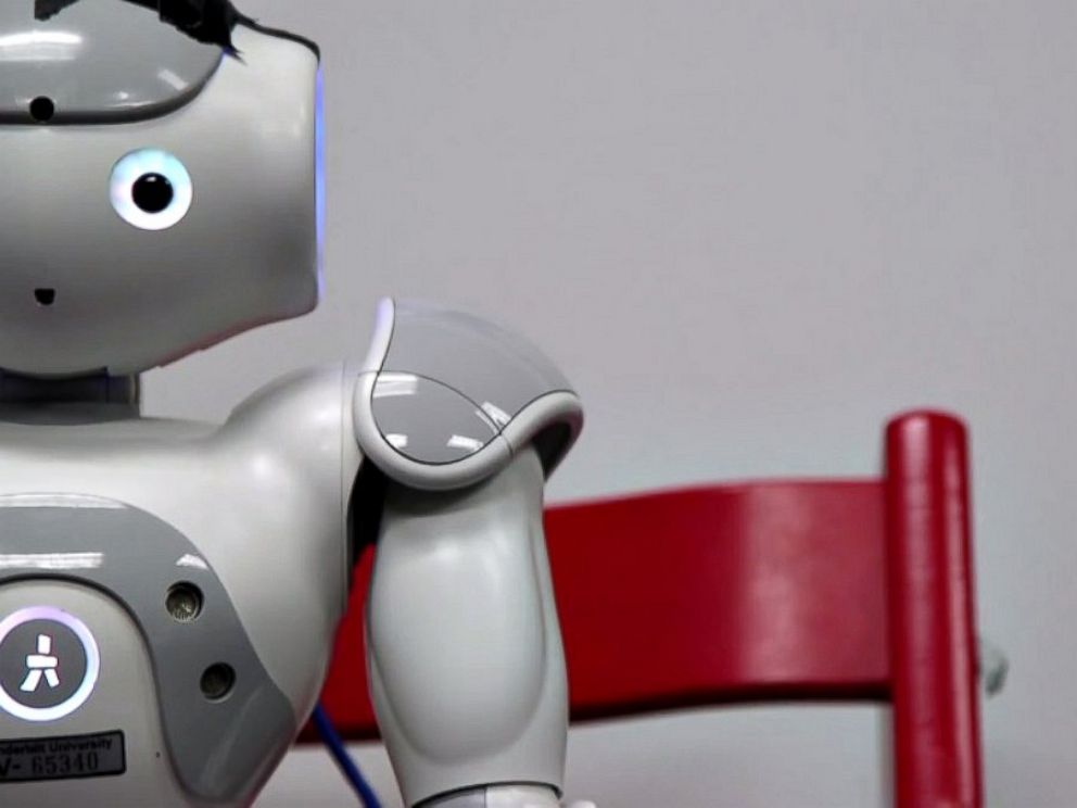 PHOTO: A close-up of RASL the robot, more casually known as Russell, at Vanderbilt University in Nashville, Tennessee.