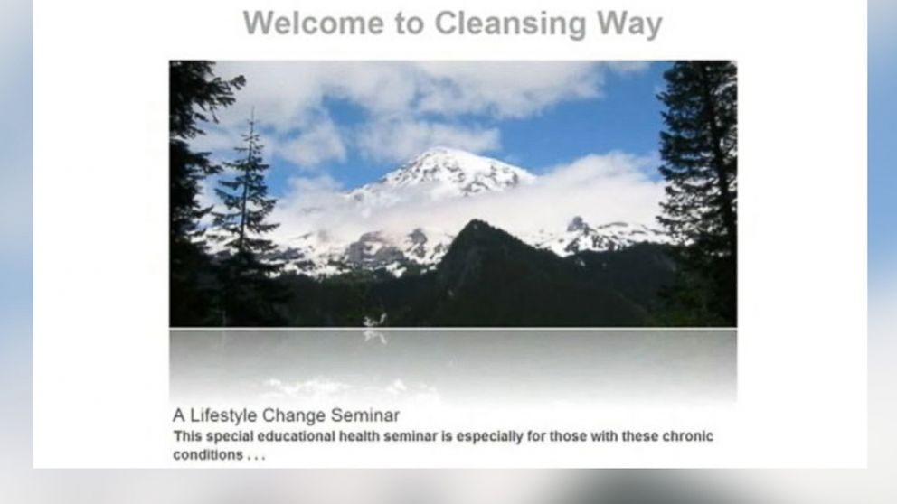 PHOTO: Pictured is a screengrab of the Cleansing Ways website.