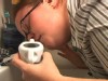 Patient using neti pot