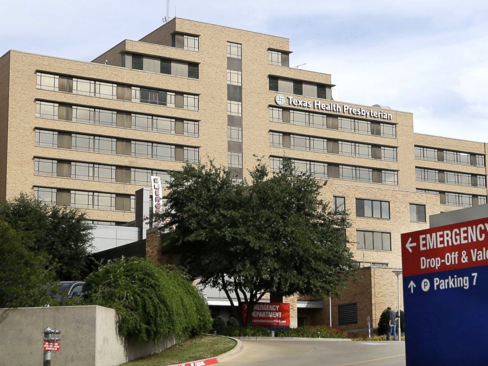 PHOTO: The entrance of Texas Health Presbyterian Hospital in Dallas, Oct. 8, 2014.