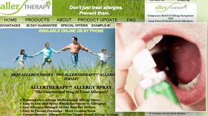 IMAGE: Allertherapy and SUBLINGUAL SPRAY