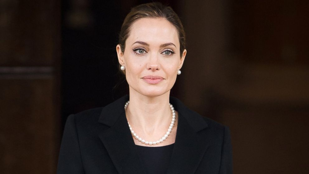 PHOTO: Angelina Jolie leaves Lancaster House in central London, April 11, 2013.