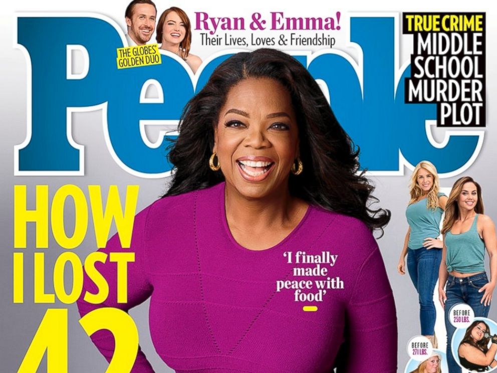 PHOTO: People magazine features the weight loss stories of Oprah Winfrey and everyday Americans in its latest issue.