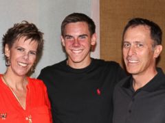 PHOTO: Heather Smith, her husband John, and son Taylor Dahley, who has lived for 18 years with SCID-X1.