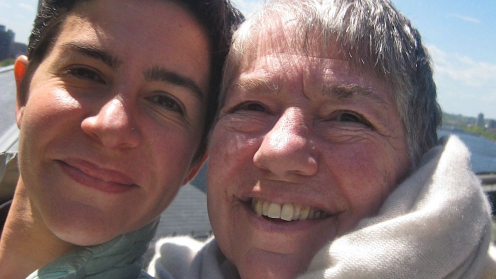 PHOTO: Sarah Durham, 43, and her mother Magi Durham Ziff, smile for the camera in Boston before Ziffs death in 2011. Both have genetic mutations that make them more prone to certain cancers.