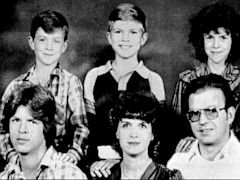 PHOTO: Tom Odle, shown here at bottom left, slaughtered his entire family in 1985.