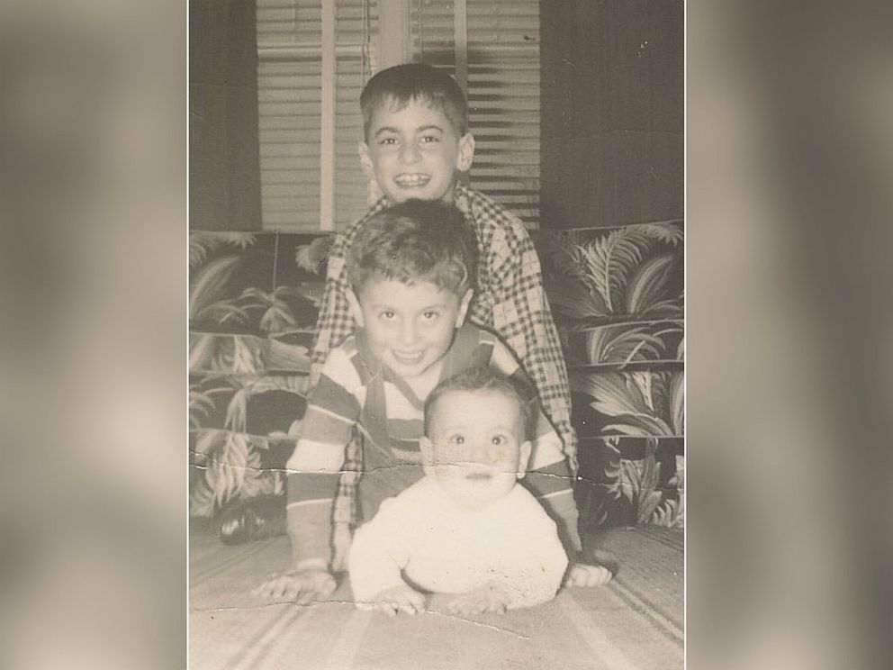 PHOTO: James Fallon wedged between his two brothers. He had a happy childhood.