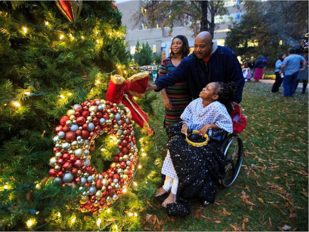 PHOTO: Even wheelchair-bound patients and their parents enjoyed the event.
